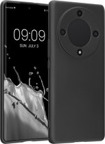 kwmobile metallic telefoonhoesje van TPU - geschikt voor Honor Magic5 Lite 5G - Flexible case voor smartphone - In metallic grijs