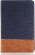 Apple iPad Mini 4 Texture Wallet Book Case Blauw
