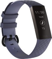 watchbands-shop.nl Siliconen bandje - Fitbit Charge 3 - Lila - Large