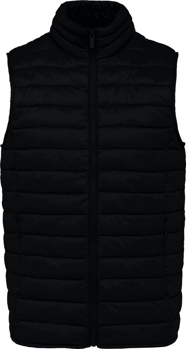 Gerecyclede herenbodywarmer 'Sorona' Zwart - 4XL