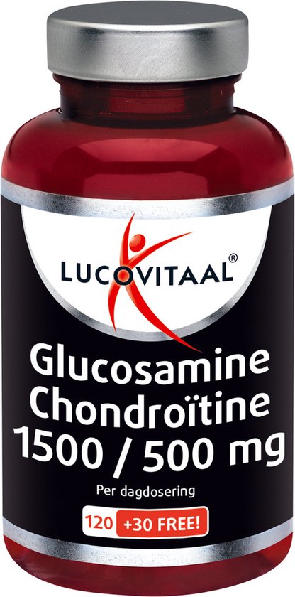 Lucovitaal Glucosamine Chondroïtine 1500/500 mg Voedingssupplement - 150 | bol.com