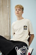 Hound Tee S/s Polo's & T-shirts Jongens - Polo shirt - Gebroken wit - Maat 152