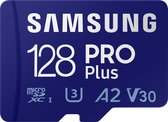 Samsung PRO Plus SDXC-kaart 128 GB Class 10, Class 10 UHS-I, UHS-I, v30 Video Speed Class 4K-video-ondersteuning, A2-ve