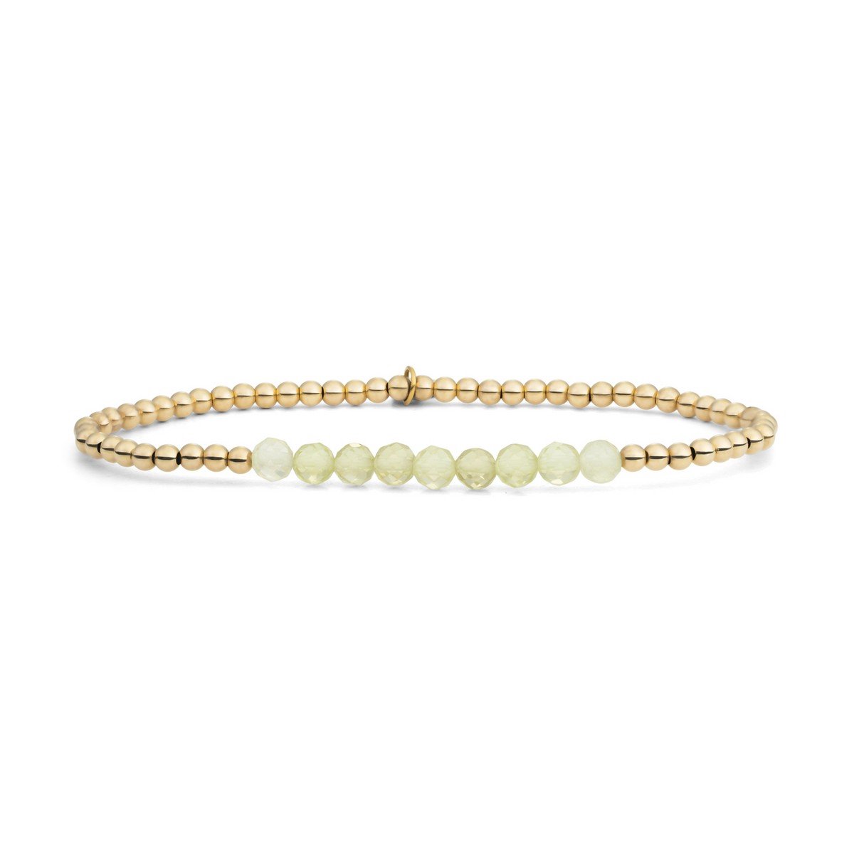 Sparkling Jewels Armband | Lemon Quartz Universe - Gold 3mm
