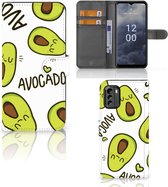 GSM Hoesje Nokia G60 Mobiel Bookcase Valentijn Cadeautje Haar Avocado Singing