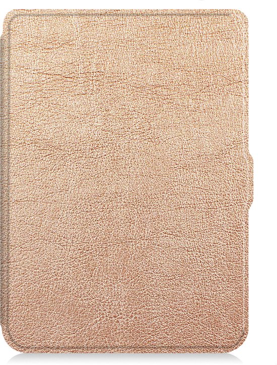 Hoes Geschikt voor Kobo Clara HD Hoesje Bookcase Cover Hoes - Hoesje Geschikt voor Kobo Clara HD Hoes Cover Case - Rosé Goud van i12Cover — afbeelding 3
