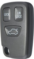 XEOD Autosleutelbehuizing - sleutelbehuizing auto - sleutel - Autosleutel / Geschikt voor: Volvo 3 knops