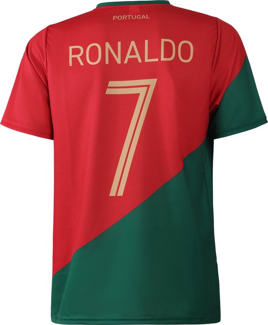 Portugal Voetbalshirt Ronaldo - Ronaldo Shirt Thuis - Voetbalshirts Kinderen - Jongens en Meisjes - Sportshirts - Volwassenen - Heren en Dames-S