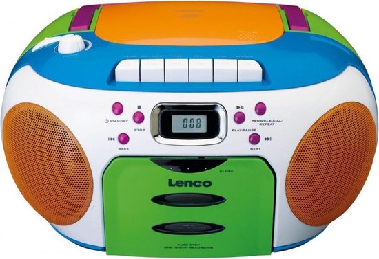 Lijm Kamer verwerken Lenco SCD-971 - Draagbare radio met cassette speler - Kids | bol.com