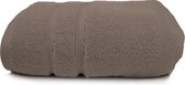 The One Voordeel Baddoeken Zero Twist Taupe 60x110cm 5 stuks