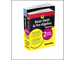 Omslag van Basic Math & Pre-algebra for Dummies With Basic Math + Pre-algebra for Dummies
