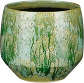 Mica Decorations Pot de Fleurs Harris - 25x25x22 cm - Céramique - Vert