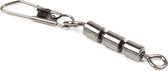 Spro 3-jointed Roll-Swivel+Snap - Wartel - Zilver