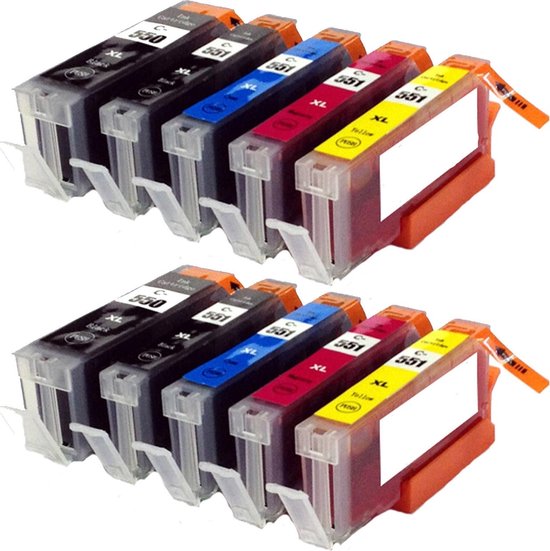 Lotto Cartucce Inchiostro Originali Canon PGI-550 E CLI-551 Per Pixma MG6650, MG7150, MG7550