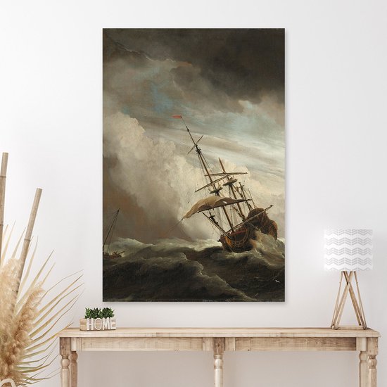 Canvas Schilderij De Windstoot