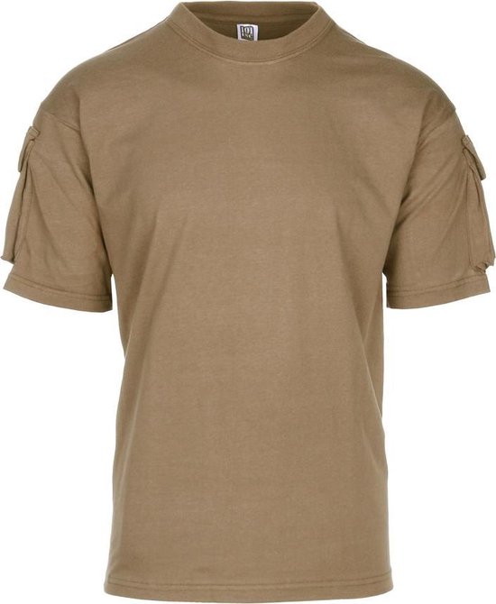 101 INC - T-shirt tactical pocket (kleur: Coyote / maat: XXL)
