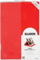 10 inch tablet hoes rood - universeel