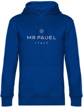 Mr Padel Italy- Blauwe Hoodie Maat L - unisex hoodies met capuchon