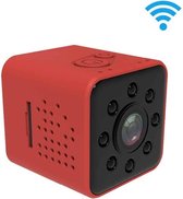 SQ23 Ultra-Mini DV Pocket WiFi 1080P 30fps Digitale Videorecorder 2.0MP Camera Camcorder met 30m Waterdichte behuizing, Ondersteuning IR Nachtzicht (Rood)