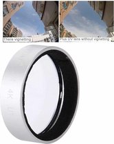 JUNESTAR voor Xiaoyi Xiaoyi Yi II 4K Sport actiecamera Proffesional UV-filter (zilver)