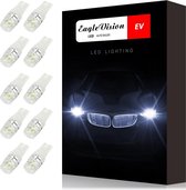 10 STKS T10 2 W 100LM IP67 LEDs Lampen Prismatische Vorm Auto Lens Decoder Mini Lampen DC 12 V, met 2 LEDS SMD-5730 Lampen (Koel Wit)