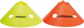 Uhlsport Multi Marker (40X) Markeringshoedjes - Fluogeel / Fluo Oranje | Maat: UNI