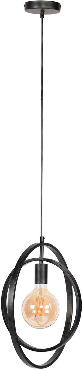 Fraaai - Hanglamp Twan 1L - zwart