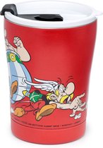 Asterix & Obelix Rood RVS Heet & Koud Thermosbeker - 300ml