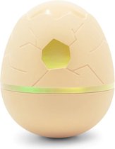 Cheerble - Wicked Egg - Automatisch, Interactief en Intelligent Hondenspeelgoed en Kattenspeelgoed - Voerspeelgoed - 3 Speelmodi - USB Oplaadbaar - Crème