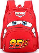 Cars Lightning McQueen Kids Sac à dos unisexe pour enfants de 3 à 8 ans pour garçons et filles 34 x 29 x 13 cm