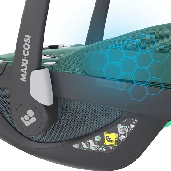 Maxi-Cosi Pebble 360 i-Size Autostoeltje - Essential Green - Vanaf de geboorte tot ca. 15 maanden van Maxi-Cosi — afbeelding 4