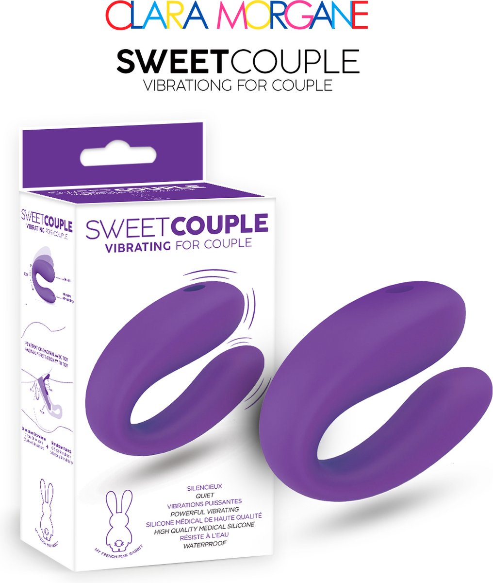 Goedkoopste Clara Morgane - SWEET COUPLE WHITE PURPLE