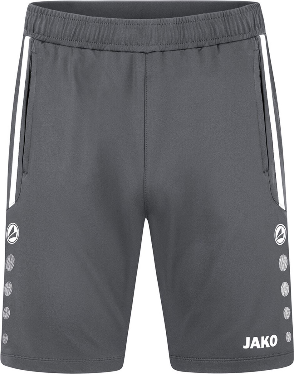 Jako - Trainingsshort Allround - Grijze Short Kids-152