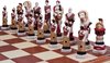 Afbeelding van het spelletje Spartacus schaakset - Opklapbaar Decoratieve Schaakbord met Schaakstukken - Koning 135mm - Schaakbord 600x300