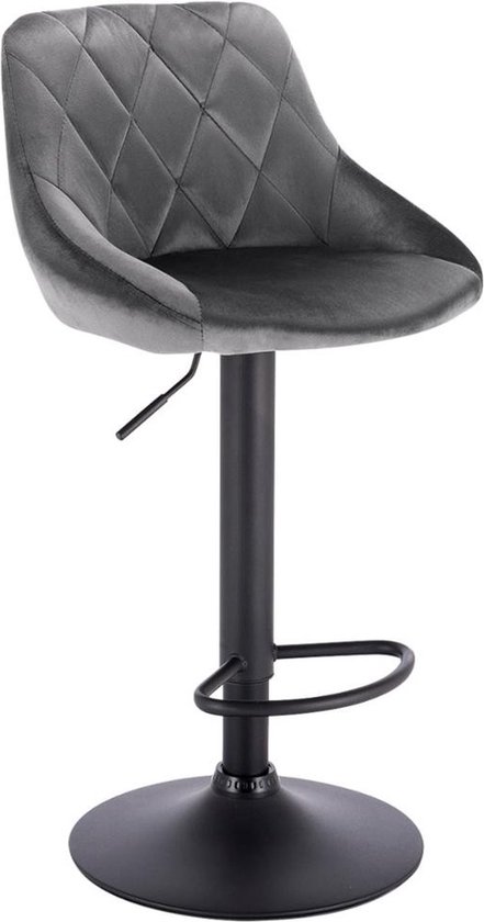 WOLTU 2 X Bar Stool Bar Chairs Seat in Velvet Legs in Metal,Stools Dark Green Height Adjustable BH242dgn-2
