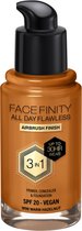Bol.com Max Factor Facefinity All Day Flawless Foundation - W98 Warm Hazelnut aanbieding