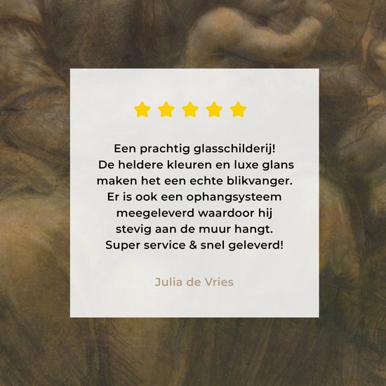 MuchoWow® Peinture sur Verre - Marie avec Enfant et Sainte Anne - Leonardo de Vinci - 60x80 cm - Peintures sur Verre Acrylique - Photo sur Glas