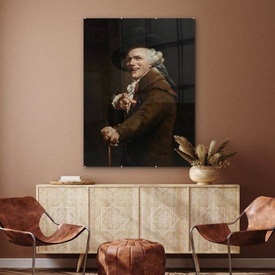 Peinture sur Verre - Autoportrait - Joseph Ducreux - 90x120 cm - Peintures sur Verre Peintures - Photo sur Glas