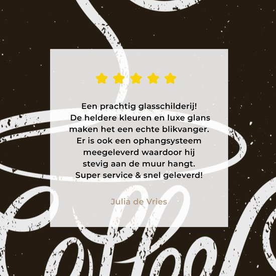 MuchoWow® Peinture sur verre 120x180 cm - Peinture sur verre acrylique - Dictons - Tableau noir - Citations - Coffee - Photo sur verre - Peintures