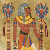 Diamond Painting Egyptische Farao 40x40cm. (Volledige bedekking - Vierkante steentjes) diamondpainting inclusief tools