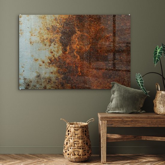 Peinture sur Verre - Plaques - Fer - Rouille - 120x80 cm - Peintures sur Verre Peintures - Photo sur Glas