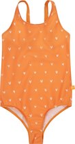 Swim Essentials Maillot de bain anti-UV Filles - Oranje Hartjes - Taille 86/92