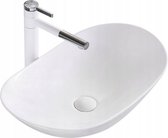 REA Royal Lavabo à poser / Lavabo - 60,5 x 36 x 16 cm. - Wit brillant