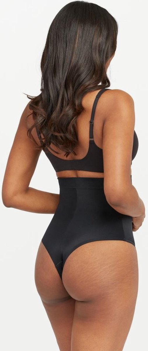 Spanx Suit Your Fancy High Waist String - Zwart - Maat L