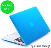 Lunso - hardcase hoes - MacBook Air 13 inch (2010-2017)- mat lichtblauw
