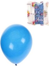 Helium ballonnen Blauw 100 stuks