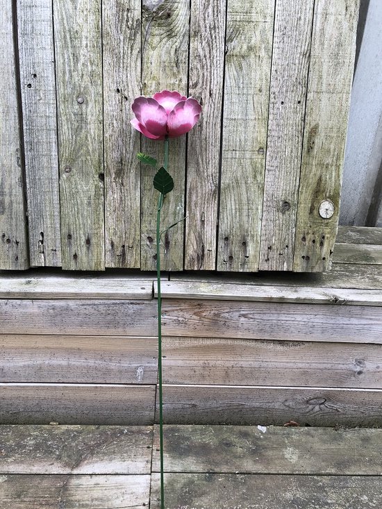 Roestdecoratie voor tuin, koeienkop, tuinbeelden, metaal, patina
