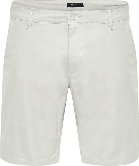 Matinique Pantalon Mathomas Short 30206562 144201 Lunar Rock Hommes Taille - W34