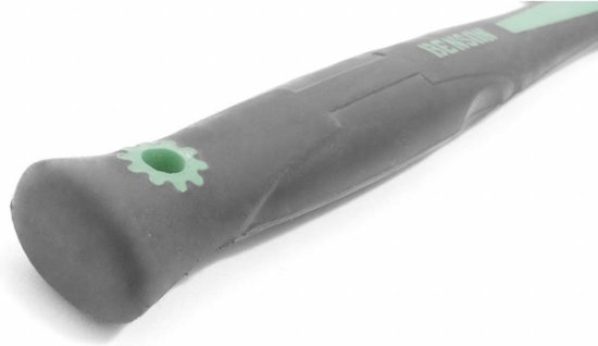 Hofftech Rubber/kunststof hamer - vervangbare kop - glasvezel handvat - Ø 30 mm