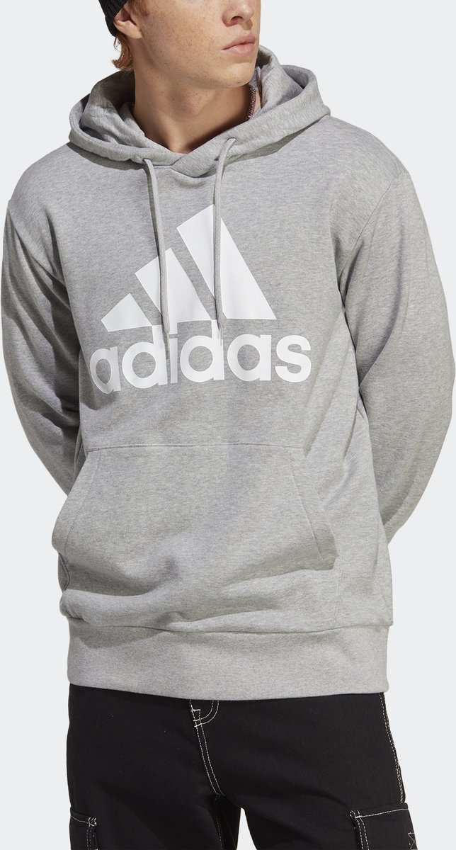 adidas Sportswear Essentials French Terry Big Logo Hoodie Heren Grijs